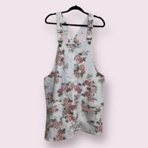 ⭐️ Overall Floral Boho Spring Summer Art Chic Shabby Minimalist Glam Mini Dress